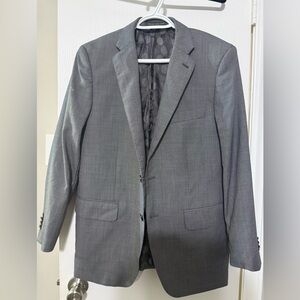 Indochino Made For You Gray Sport Coat Men Custom Blazer JL Monogram